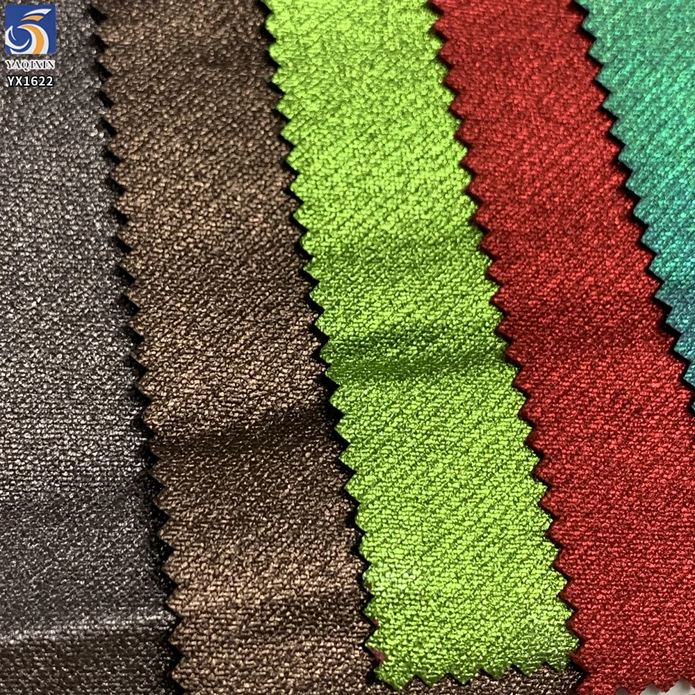 YX1622 Shimmer Stretch Knit Fabric Metallic Foil Surface for Womens Dresses Tops Skirts and Fashion Apparel
