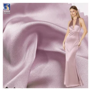 YX1049 110gsm Matte Satin Fabric for Women's Sleepwear Apparel Dress Comfortable Drape Plain Woven Stretch Satin Fabric