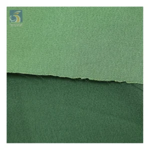 YX94 Green Dull Face Satin Fabric With Little Stretch Single Sided Hemp Acetate Satin Fabric for Woman Clothing