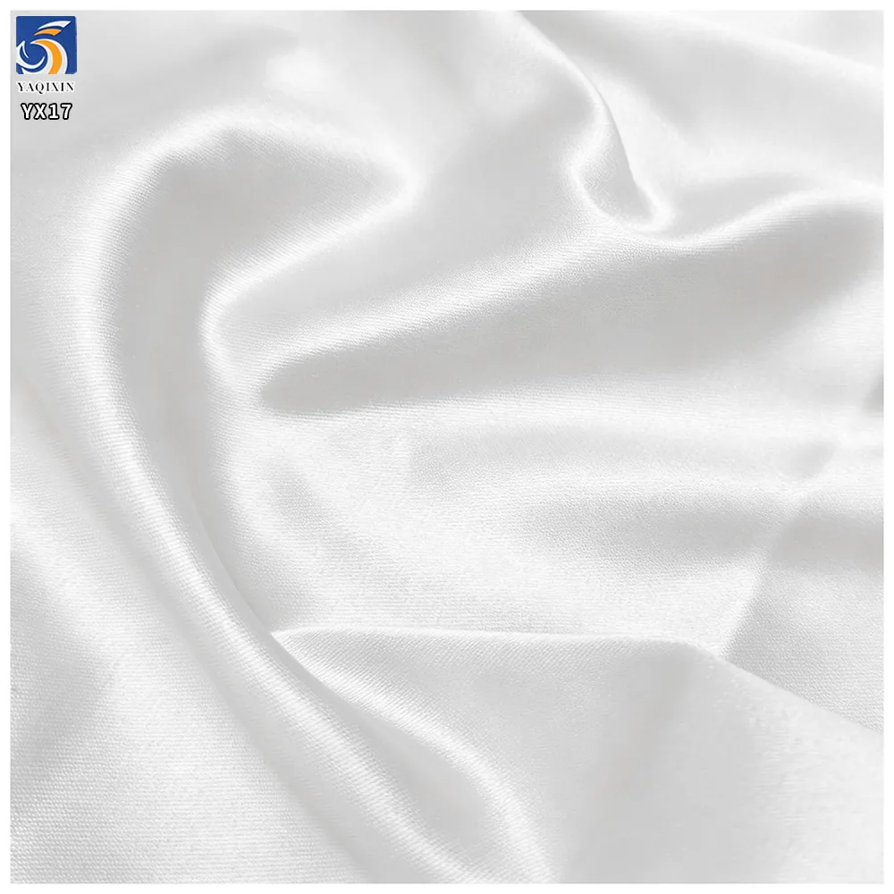 YX17 2 Way Stretch Wedding Dress Satin 170gsm Matte Thick Satin Plain Weave for Dress Dress