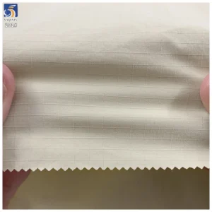 Y-181 High Quality T800 145g 100% Polyester Antistatic Large Grid Wrinkle Free Fabric 150cm for Backpack Sportswear Jacket