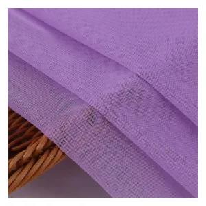 YS-008 100%Polyester 50A Soft Silk Tulle Mesh Fabric Wedding Mosquito Net Fabric(High Density)