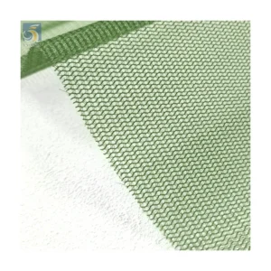 YX133 Environmental Certification 135gsm 100% Polyester Rpet Fabric Recycled Hard Mesh Fabric for Cap Bags