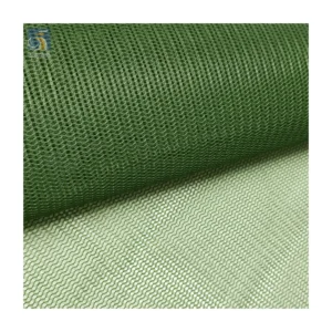 YX133 Environmental Certification 135gsm 100% Polyester Rpet Fabric Recycled Hard Mesh Fabric for Cap Bags