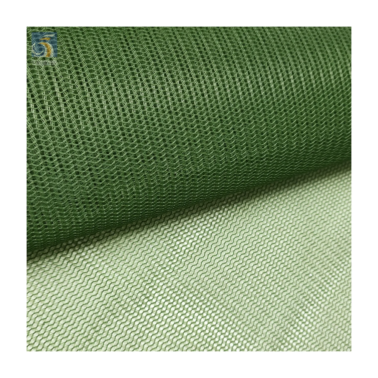 YX133 Environmental Certification 135gsm 100% Polyester Rpet Fabric Recycled Hard Mesh Fabric for Cap Bags