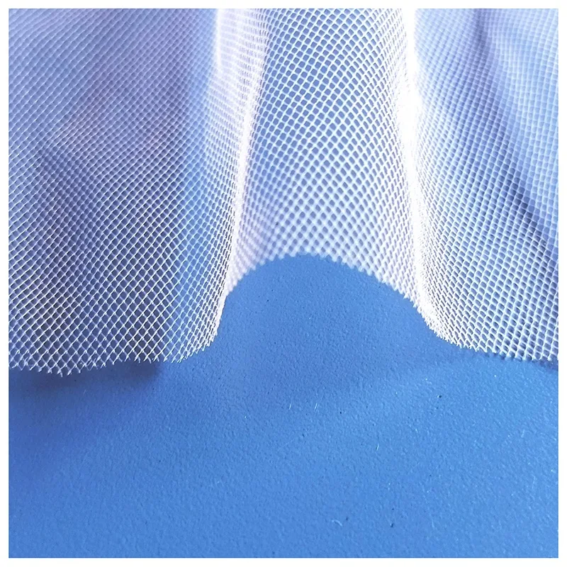 20GSM Hard Net Mesh Tulle Polyester Veil Children's Tulle Dress Tulle Wholesale Diamond Stiffened Fabric