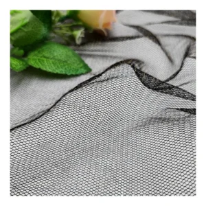 YS-14 Knitted Textile 100% Polyester Mesh Tulle Fabric Gold and Silver Thread Mesh Bridal Tulle Girl Clothing Fabric