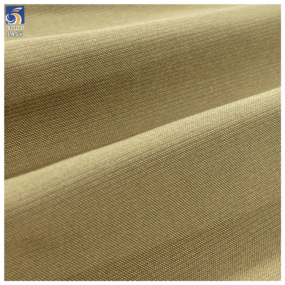 Y-145 Factory Price 150g 100% Polyester Soft Mini Oxford Stripe Waterproof Fabric 150cm for Trench Coat OEM