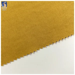 Y-152 Low MOQ 165g Cotton Like 100% Polyester Sand Washed Mustard Fine Mini Twill Fabric 150cm for Womens Apparel