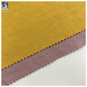 Y-152 Low MOQ 165g Cotton Like 100% Polyester Sand Washed Mustard Fine Mini Twill Fabric 150cm for Womens Apparel