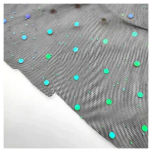 Guangzhou Supplier Free Sample Sparkle Sequins Tulle Textile Children's Skirt Fashion Fabric