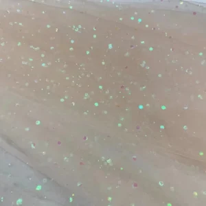 Guangzhou Supplier Free Sample Sparkle Sequins Tulle Textile Children's Skirt Fashion Fabric