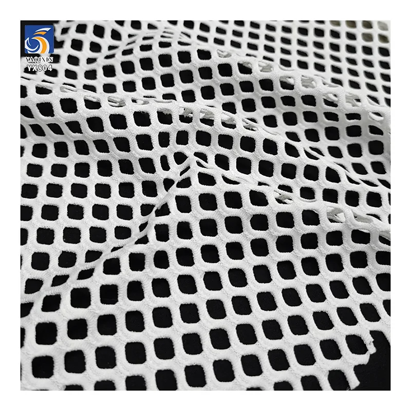 YX804 Summer 2026 Black 100% Nylon Mesh Beach Sun Protection Cardigan Sexy Hollow Mesh Net Fabric for Woman Sexy