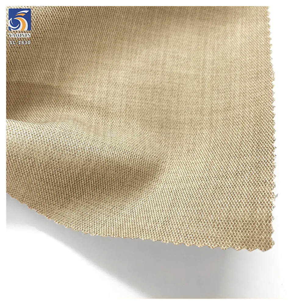SL-1830 Wholesale 180gsm 3/1 Twill Weave 100% Polyester Soft Drape Twill Fabric 150cm Medium Weight for Wide Leg Pants
