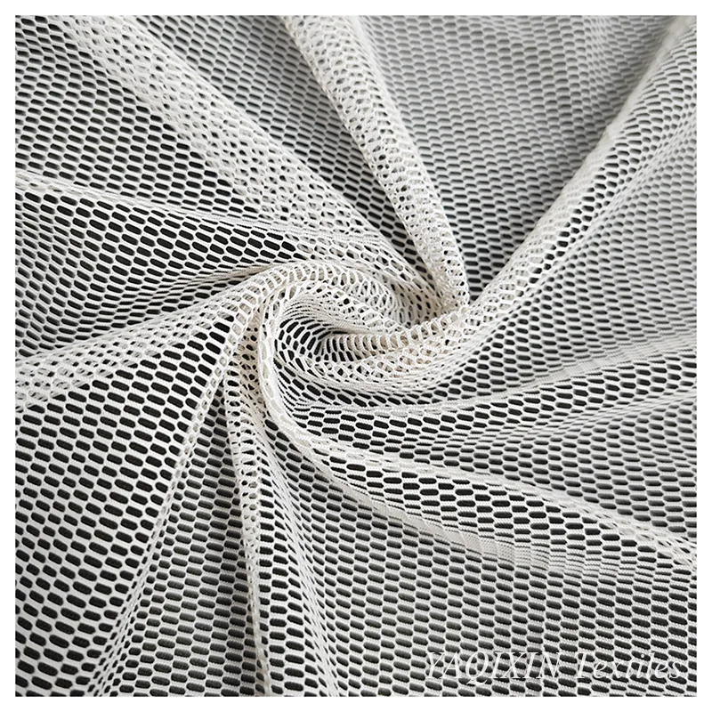 60gsm 95 Nylon and 5 Elastane Spandex Sports Athletic Fabric 4 Way Stretch Nylon Spandex Power Mesh Fabric