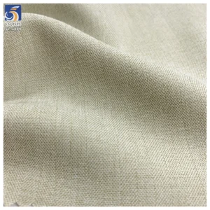 SL-1889 2026 Oatmeal Color 210gsm Khaki Mini Herringbone Poly Spandex Stretch Suit Fabric by the Meter