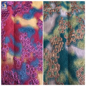YX1560 Manufacturer Wholesale Two Tone Metallic Brocade Jacquard Fabric 150GSM for Women's Dresses and Fashion Apparel