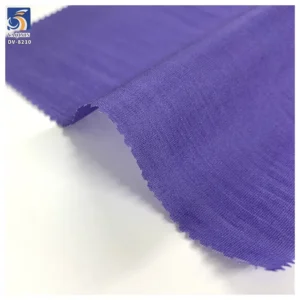DV8210 Lightweight 50gsm Soft Skin-Friendly Breathable Blended Silk Chiffon Polyester Fabric for Summer Fashion Dress