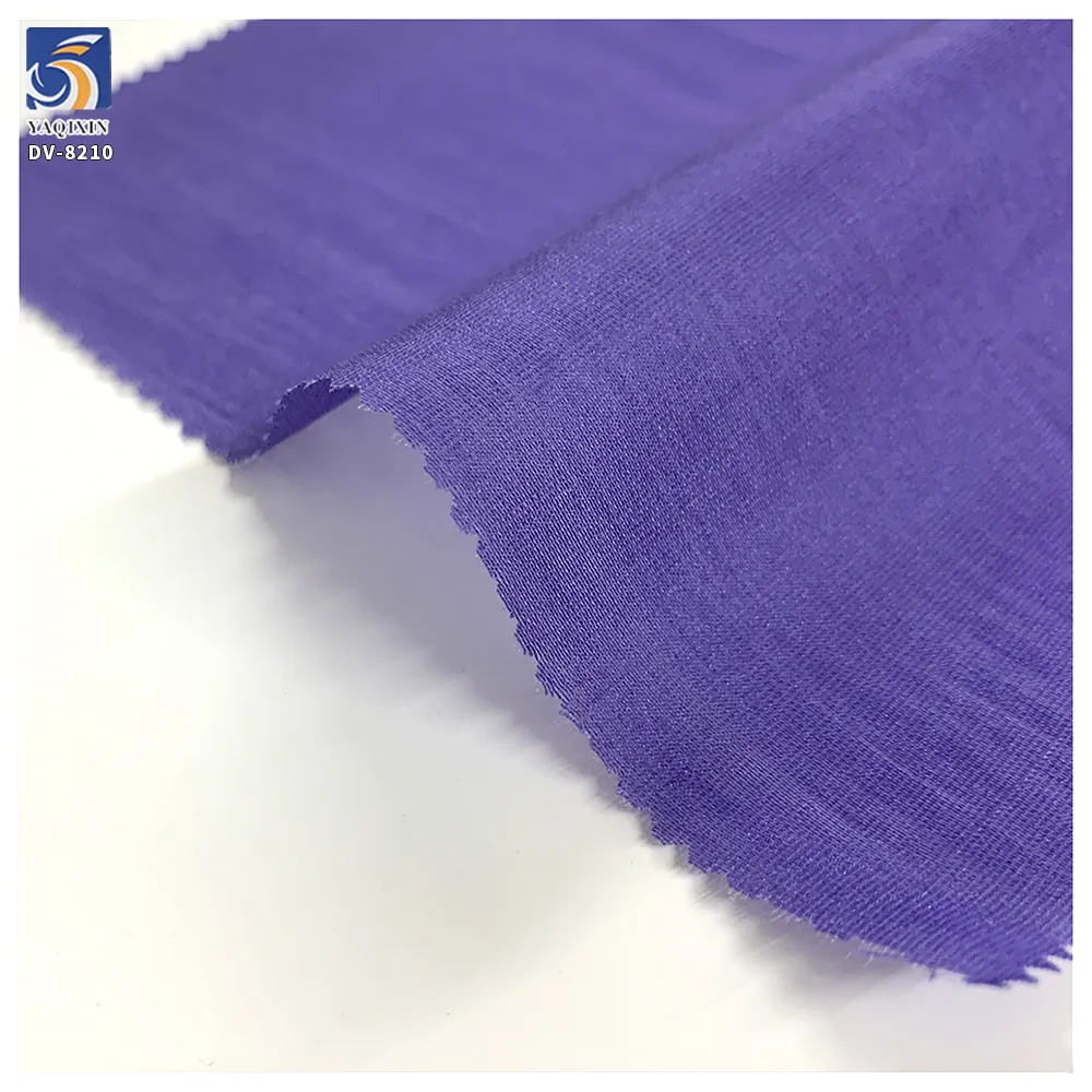 DV8210 Lightweight 50gsm Soft Skin-Friendly Breathable Blended Silk Chiffon Polyester Fabric for Summer Fashion Dress