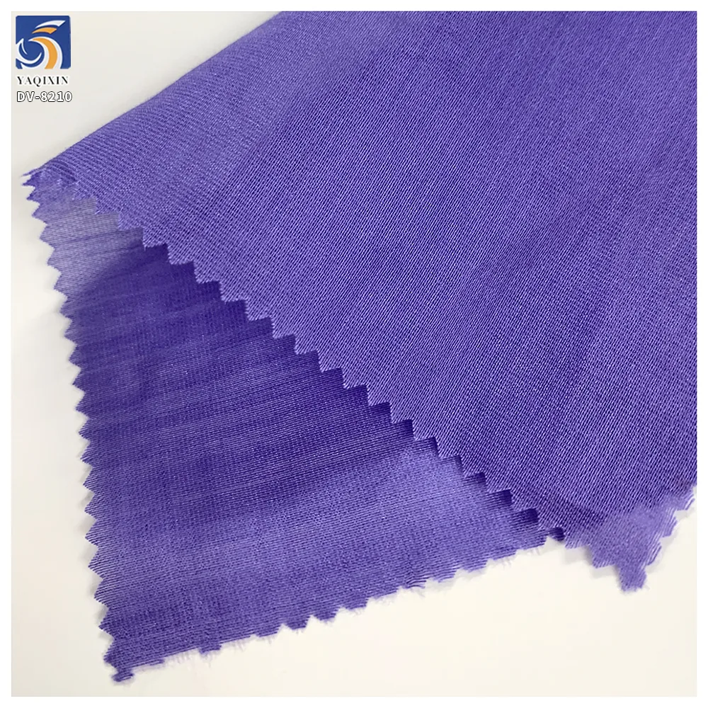 DV8210 Lightweight 50gsm Soft Skin-Friendly Breathable Blended Silk Chiffon Polyester Fabric for Summer Fashion Dress