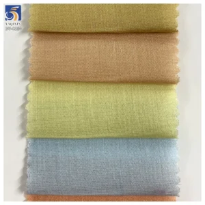 DV8210 Lightweight 50gsm Soft Skin-Friendly Breathable Blended Silk Chiffon Polyester Fabric for Summer Fashion Dress