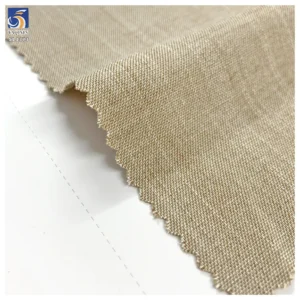 SL1373 220gsm Top Quality 45% Cellulose 50% Polyester 5% Spandex Blend Stretch Fabric Khaki Stretch Suit Pants Fabrics