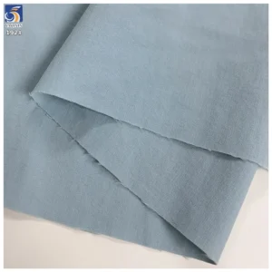 Y-192 150g Lightweight Water Resistant 90% Nylon 10% Spandex Washed Crinkle Stretch Wrinkle Fabric 150cm for Shirt Spring