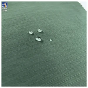 Y-149 Factory Direct Woven Taslan 3mm Grid Matte Texture 100% Nylon Water Resistant Fabric Soft for Trench Coat/Hat/Bag