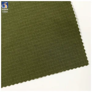 Y-150 Functional 140g 70D 90% Nylon 10% Spandex 4 Way Stretch Waterproof Anti Static Grid Fabric for Outdoor Jacket Pants