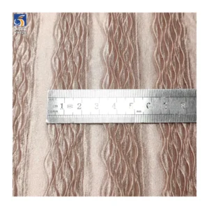 YX928-1 2025 New Products Wavy Pleated Striped Satin Fabric European French Women High-End Party Skirt Satin Pleated Fabric