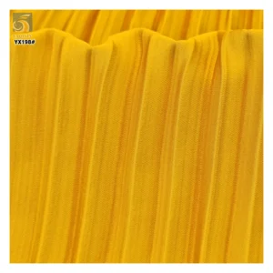Cheap 4810 Polyester Matte Dull Pleated Satin Fabric 150gsm 7mm Size Pleated Accordion Satin Fabric Straightening Measurement
