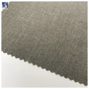 SL-1377 Solid 250gsm Premium TR Polyester Rayon Spandex Stretch Suiting Fabric Wrinkle Resistant TR Fabric for Business Suit