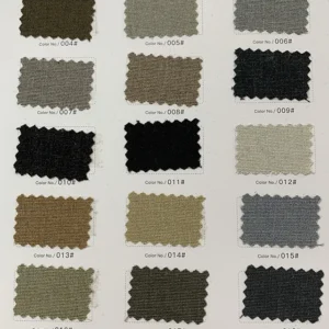 SL-1377 Solid 250gsm Premium TR Polyester Rayon Spandex Stretch Suiting Fabric Wrinkle Resistant TR Fabric for Business Suit
