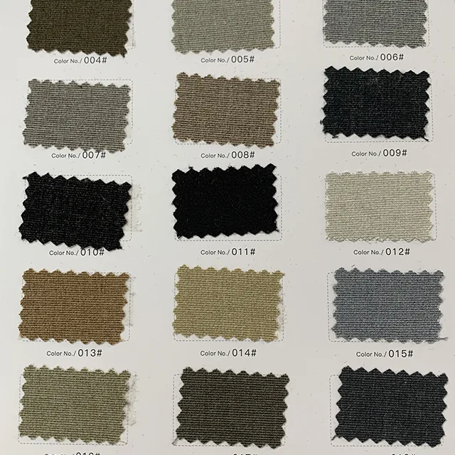 SL-1377 Solid 250gsm Premium TR Polyester Rayon Spandex Stretch Suiting Fabric Wrinkle Resistant TR Fabric for Business Suit