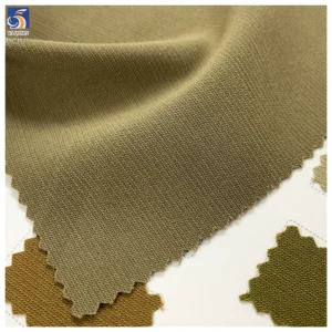 SL-1832 High Quality 250gsm TR Stretch Polyester Rayon Spandex Stretch Khaki Suiting Fabric Wrinkle Resistant for Mens Suit