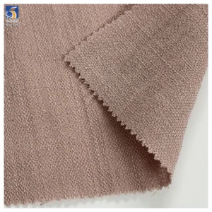 DV6719 Retro Woven Dyeing Design 150gsm 92 Rayon 8 Nylon Vest Suit Fabric for Women