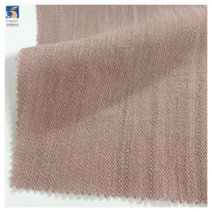 DV6719 Retro Woven Dyeing Design 150gsm 92 Rayon 8 Nylon Vest Suit Fabric for Women