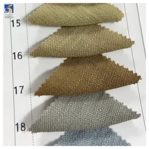 DV6719 Retro Woven Dyeing Design 150gsm 92 Rayon 8 Nylon Vest Suit Fabric for Women