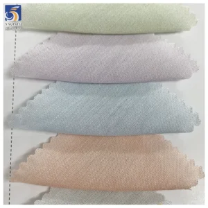 SL-6707 75gsm Soft Rayon Ten-cel Nylon Blend Crepe Fabric Plain Lightweight Breathable for Spring Summer Dress Blouse