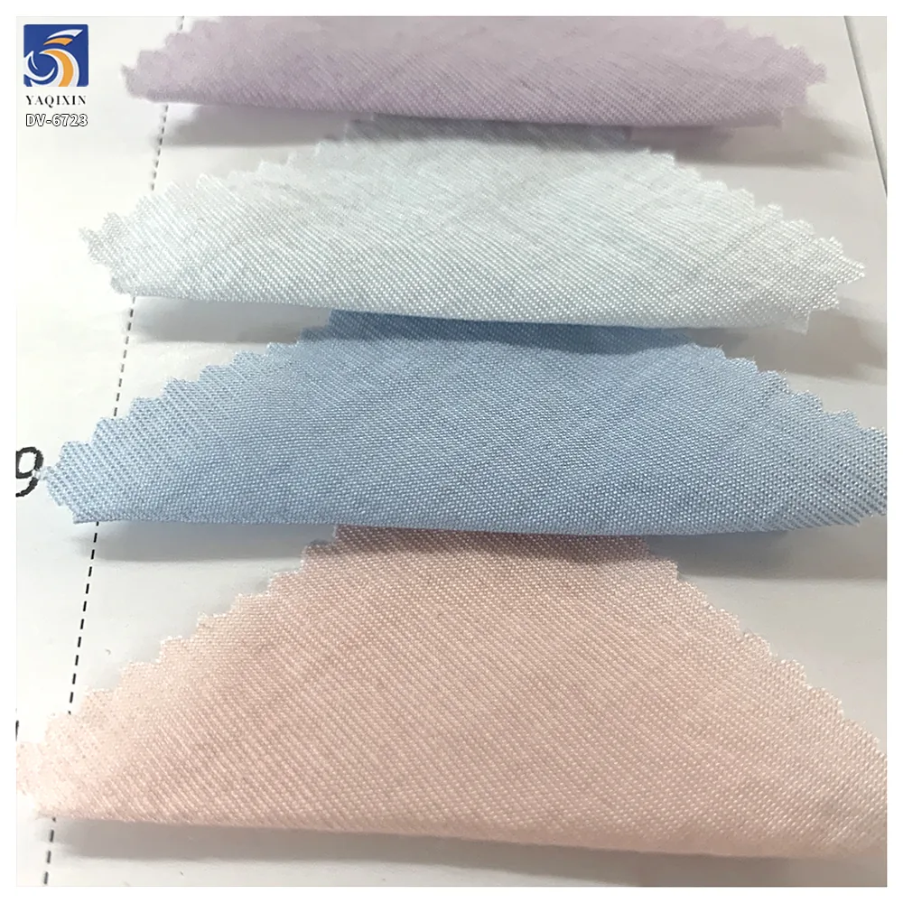 DV-6723 Summer 80g 43% Nylon 57% Rayon Soft Breathable Ice Silk Touch Chiffon Fabric for Casual Dress Wholesale 1 Meter MOQ