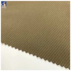 SL1835 250g 76% Polyester 21% Cotton 3% Spandex Big Twill Fabric Anti-Wrinkle 4 Way Stretch Tr Khaki Twill Fabric for Suit