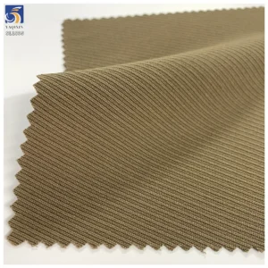 SL1835 250g 76% Polyester 21% Cotton 3% Spandex Big Twill Fabric Anti-Wrinkle 4 Way Stretch Tr Khaki Twill Fabric for Suit