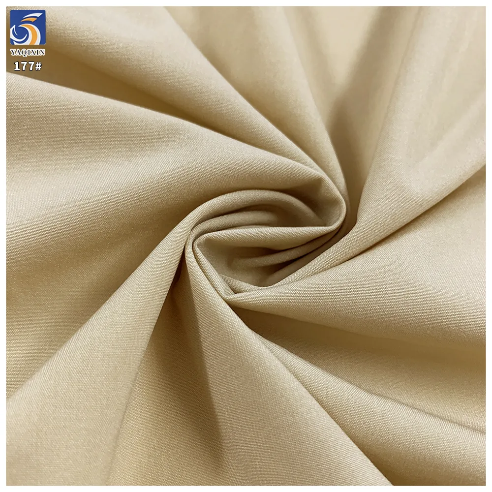 Y-177 Quick Dry 120g 70D 90% Nylon 10% Spandex 4 Way Stretch Soft Khaki Fabric Breathable for Activewear/Outerwear
