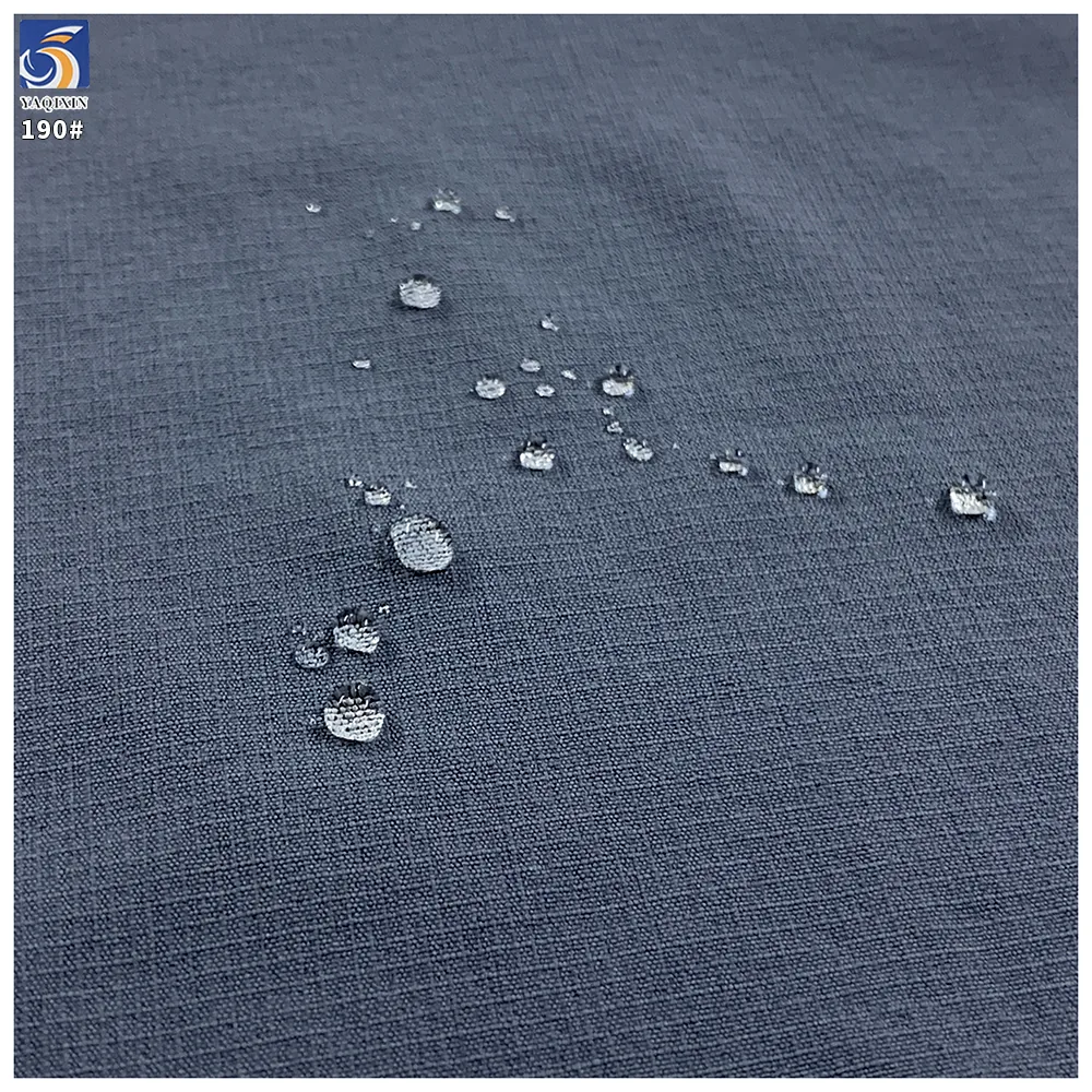 Y-190 70D 140g Anti-Wrinkle 90% Nylon 10% Spandex Matte Mini Grid Water Repellent High Stretch Fabric for Casual Wear Shorts