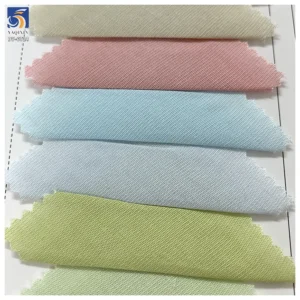DV-6724 95g Lightweight Eco Friendly 100% Lyocell Silk Touch Chiffon Fabric Ice Silk Soft for Womens Summer Apparel