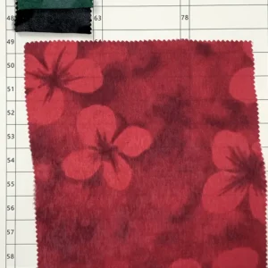 YX1617 Printed Velvet Chiffon Fabric Abstract Tonal Pattern Textile for Fashion Garments and Dressmaking