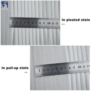CF22-1 Popular Hot Selling Polyester Pleated Fabric Soft Lightweight Breathable Chiffon Pleated Fabric for Woman's Dress