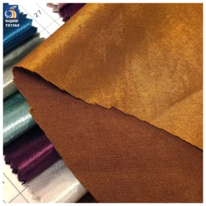 YX736 High Quality Brown 100 Polyester African Dress Fabric Liquid Acetate Satin Glossy Fabric for Clothing Woven