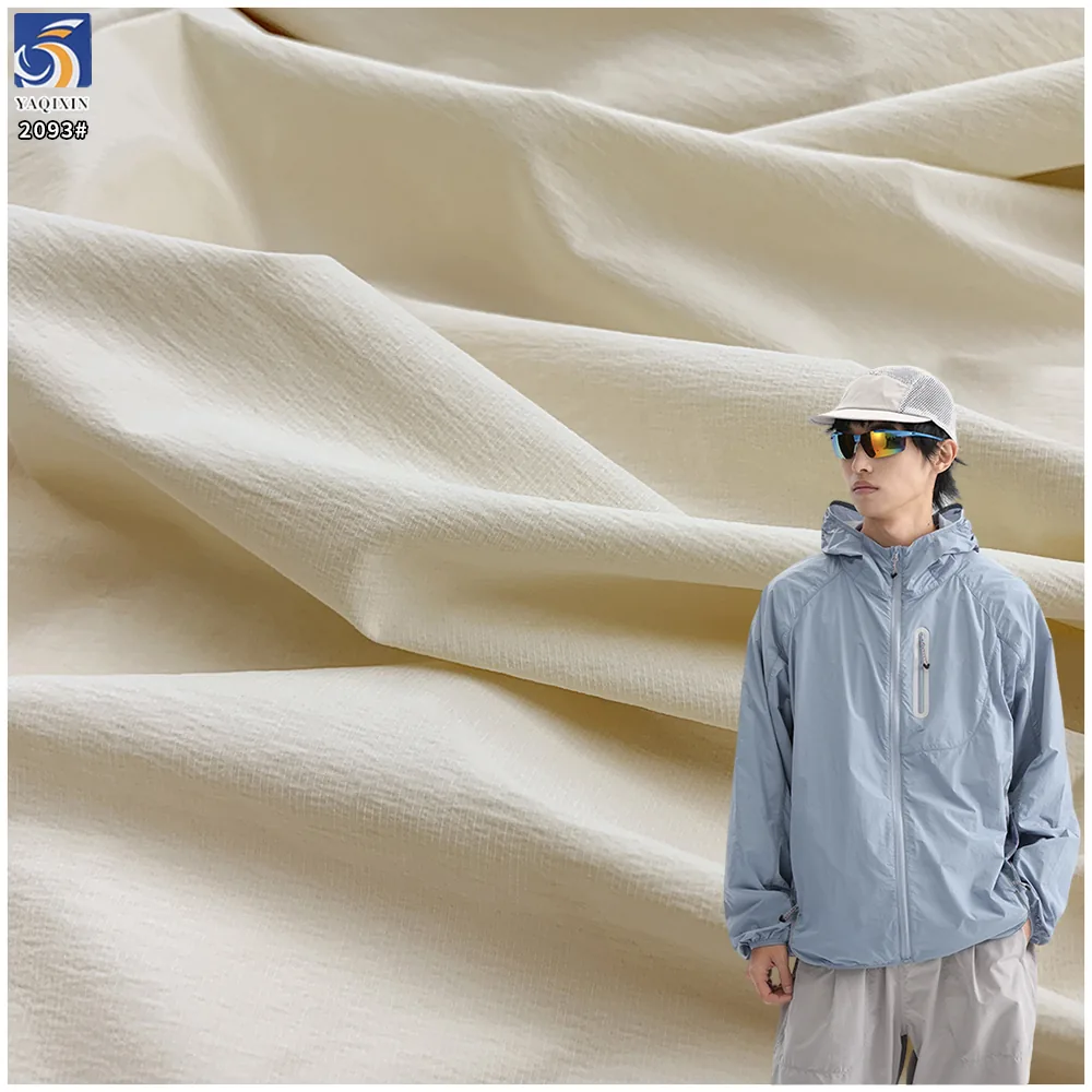 YX2093 110gsm 70D Nylon Spandex 4 Way Stretch Lightweight Fabric for Outdoor Jackets and Hiking Pants
