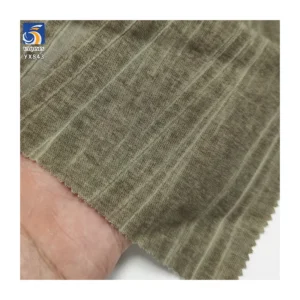 YX843 High Quality Two-color Sand Washing 80% Cotton 20% Nylon 130gsm Thickened Crepe Fabric Chiffon Crinkled Shirts